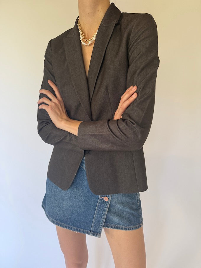 Vintage Tailored Blazer Brown 6066
