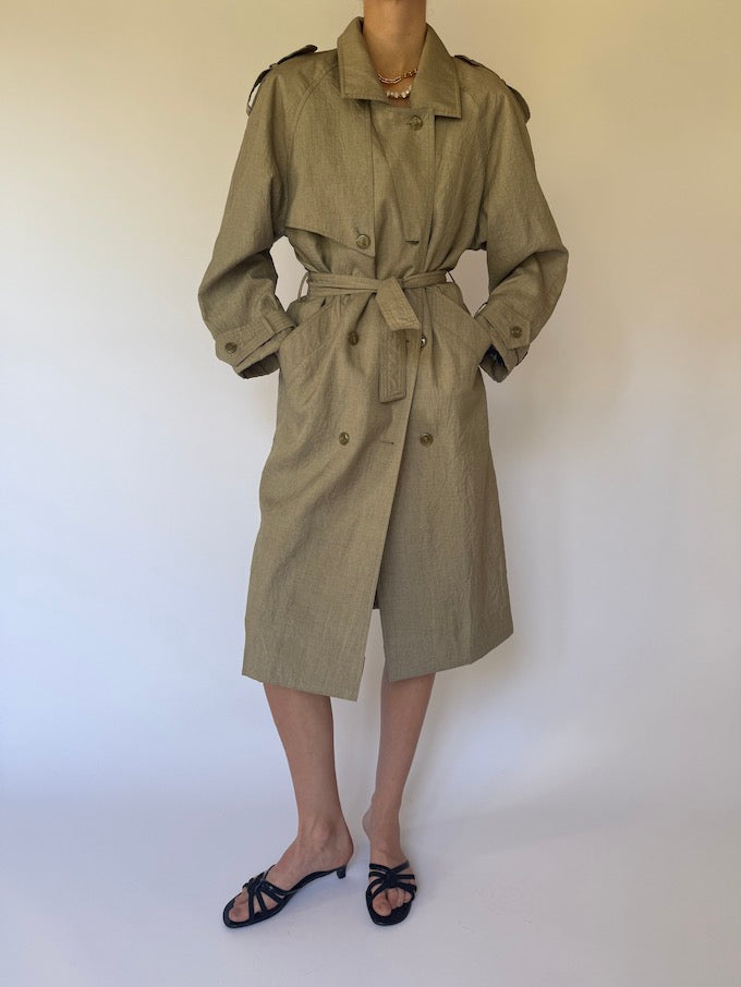 Vintage trench coat beige 6140