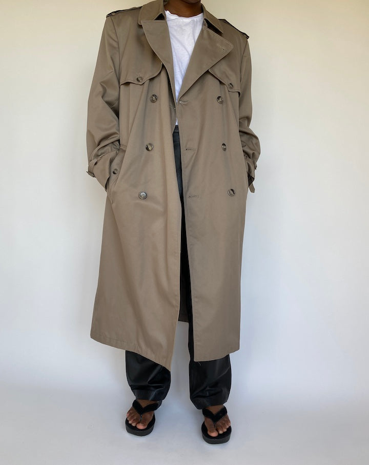 VINTAGE BEIGE TRENCH COAT 1165