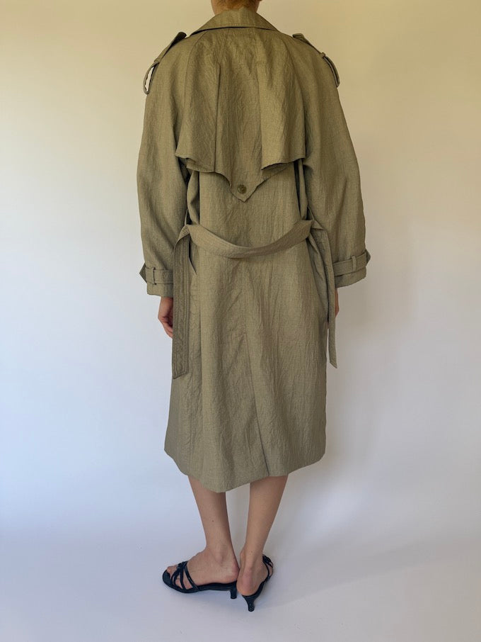 Vintage trench coat beige 6140