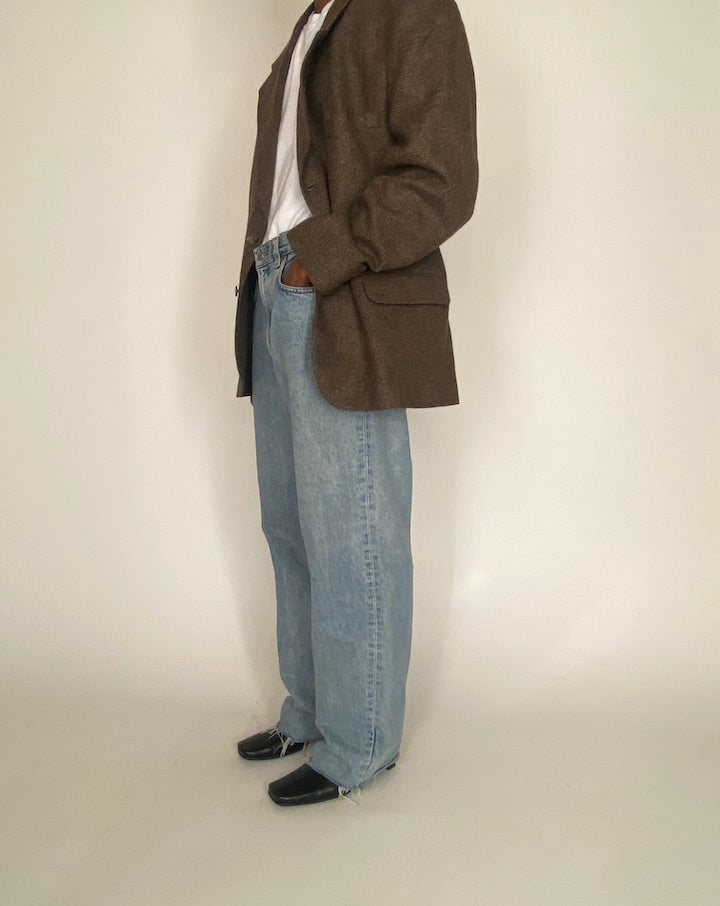 VINTAGE BROWN BLAZER 4056