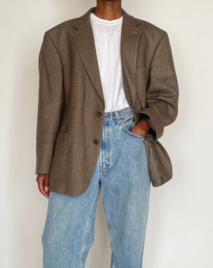 VINTAGE OVERSIZED WOOL BLAZER 4059
