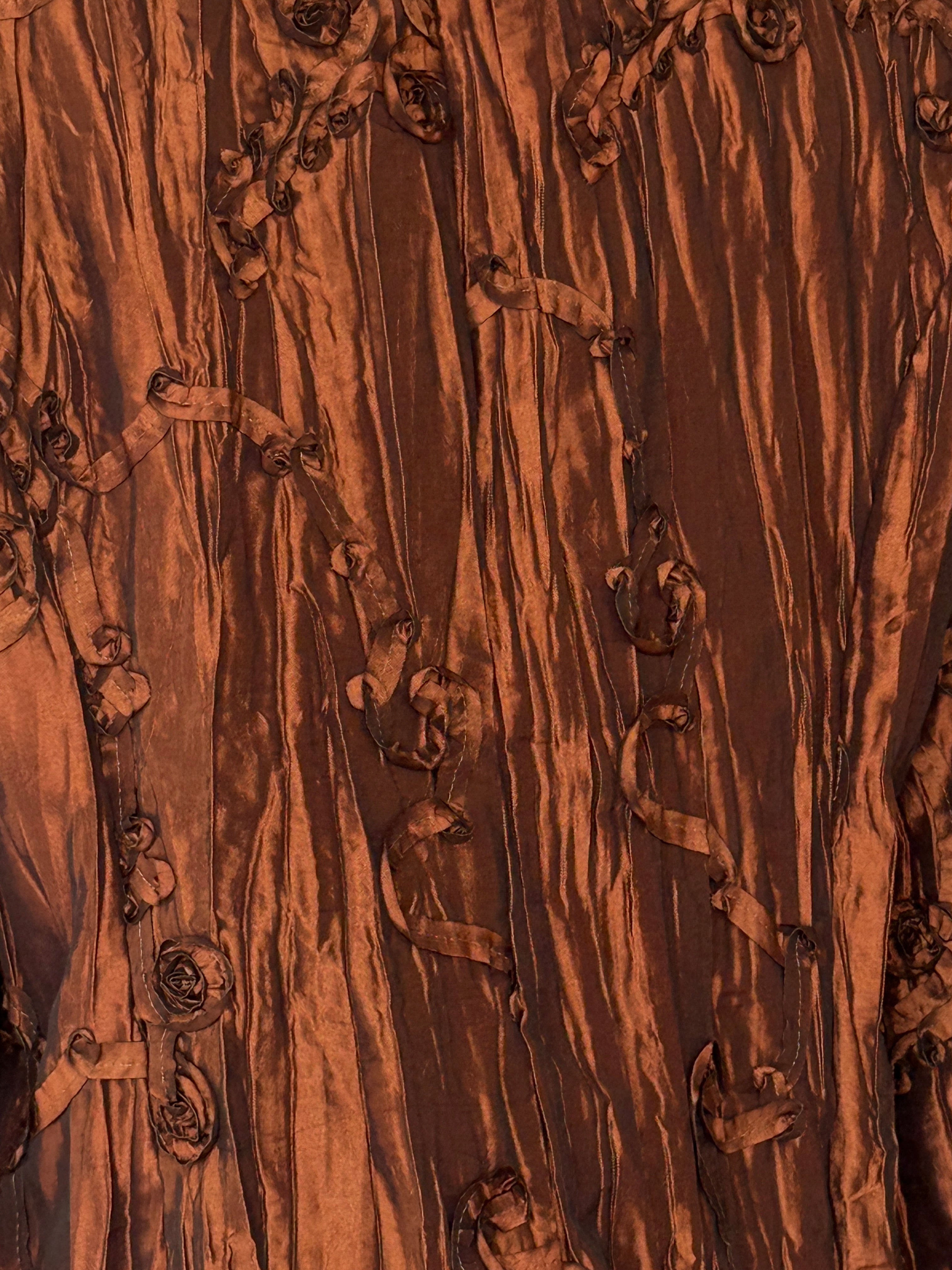 Vintage Textured Ruffle Jacket 7022