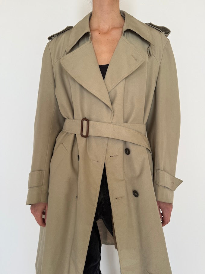 Trench coat, vintage trench coat, svc, shopvintagecollection