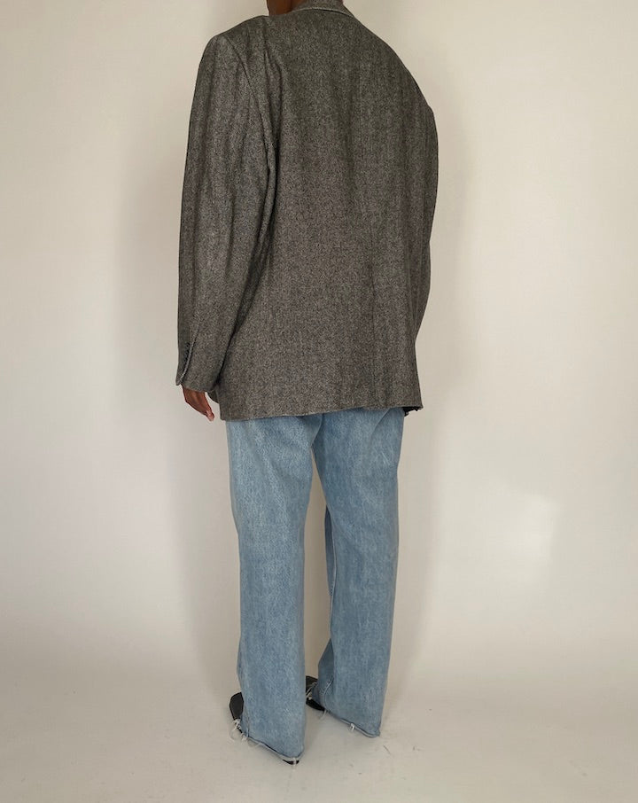VINTAGE OVERSIZED GREY BLAZER 4070