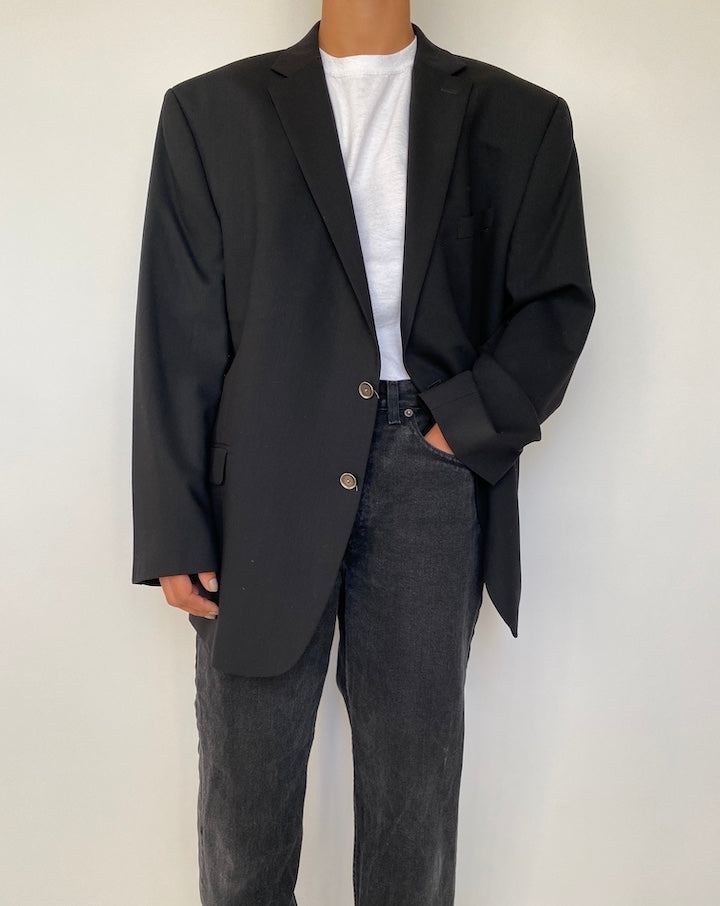 VINTAGE BLACK CALVIN KLEIN BLAZER 1828