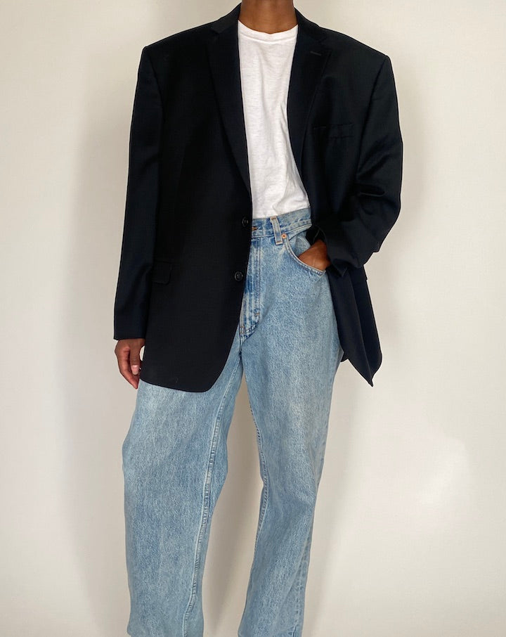 VINTAGE BLACK CALVIN KLEIN BLAZER 4073
