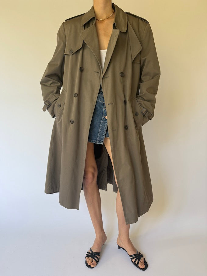 Vintage oversized trench coat 6143