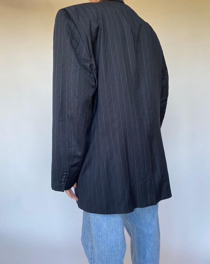 VINTAGE PINSTRIPED BLAZER 3096