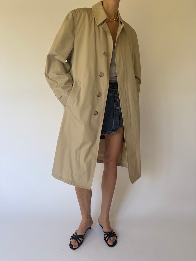 Vintage oversized coat beige 6147