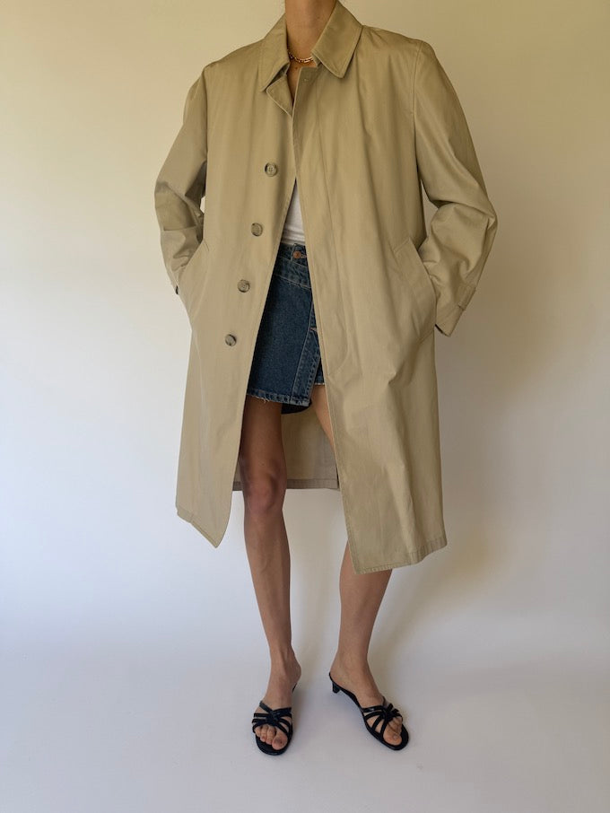 Vintage oversized coat beige 6147