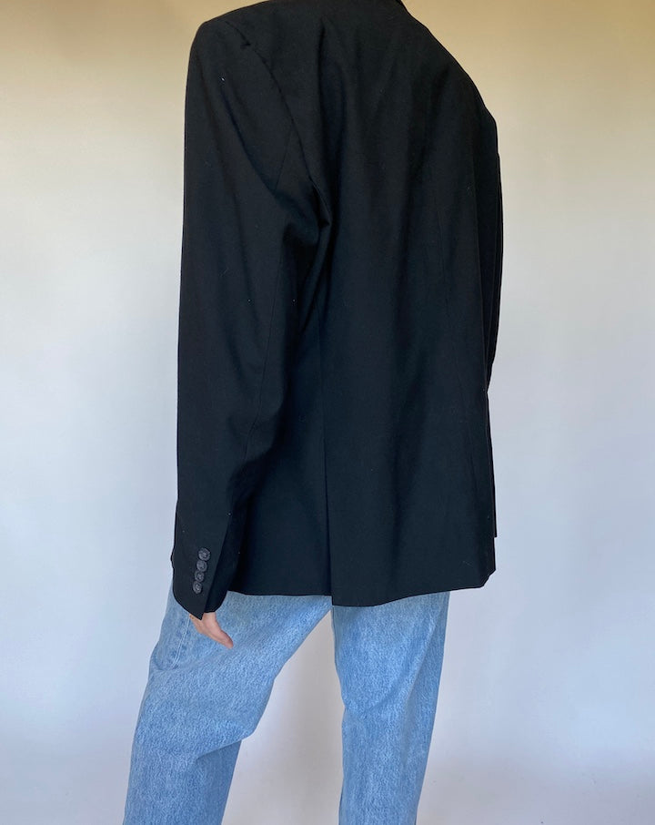 VINTAGE BLACK BLAZER 3099