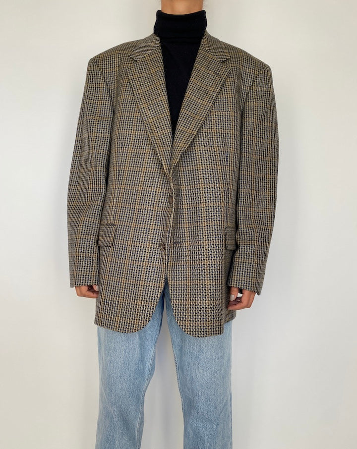 VINTAGE SINGLE BREASTED WOOL BLAZER 1871