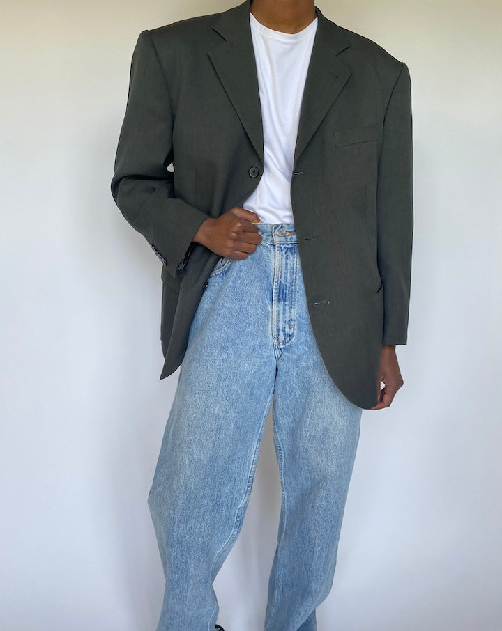 VINTAGE SINGLE BREASTED BLAZER 3569