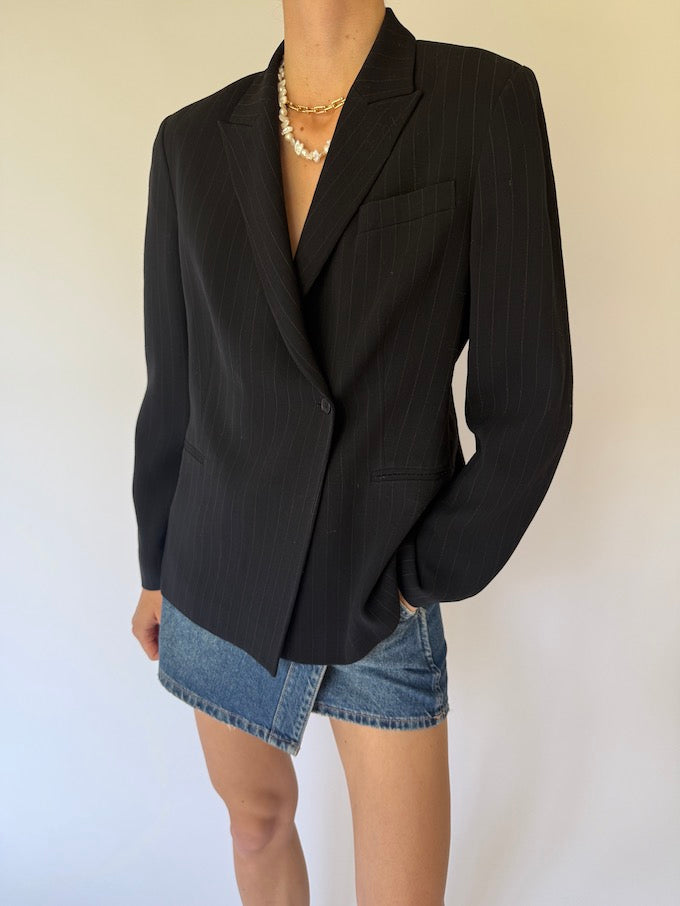 Vintage pinstripe blazer 6151