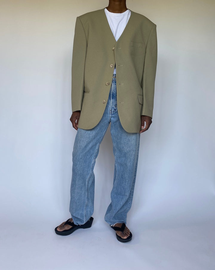 VINTAGE BEIGE BLAZER 3571