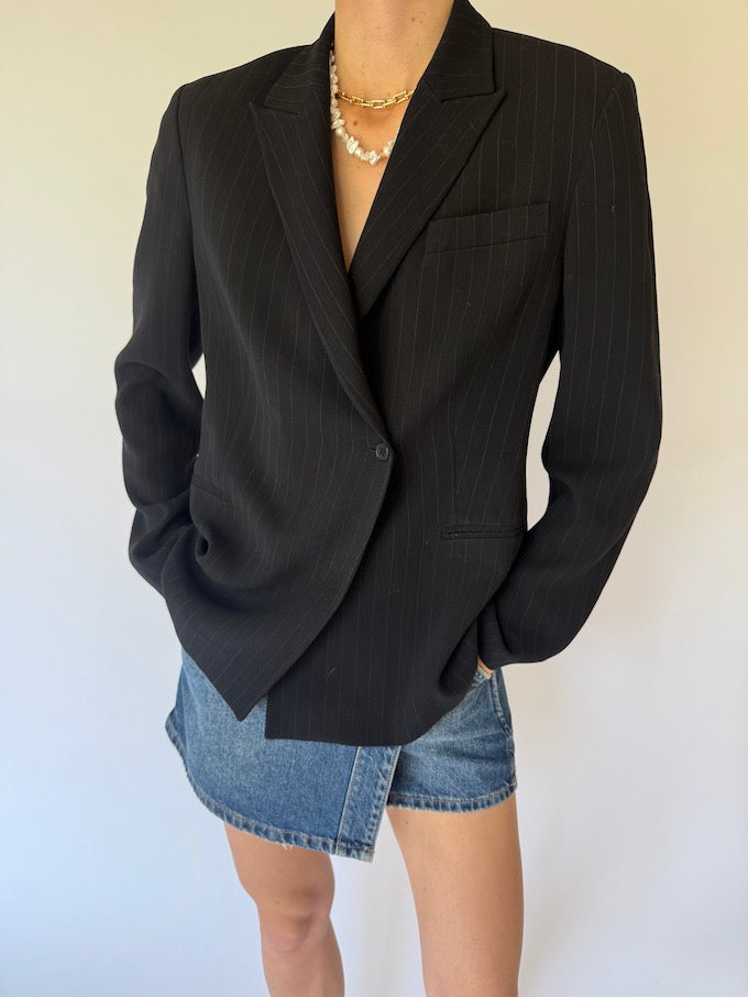 Vintage pinstripe blazer 6151