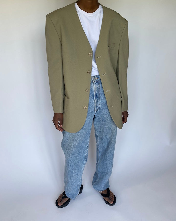 VINTAGE BEIGE BLAZER 3571