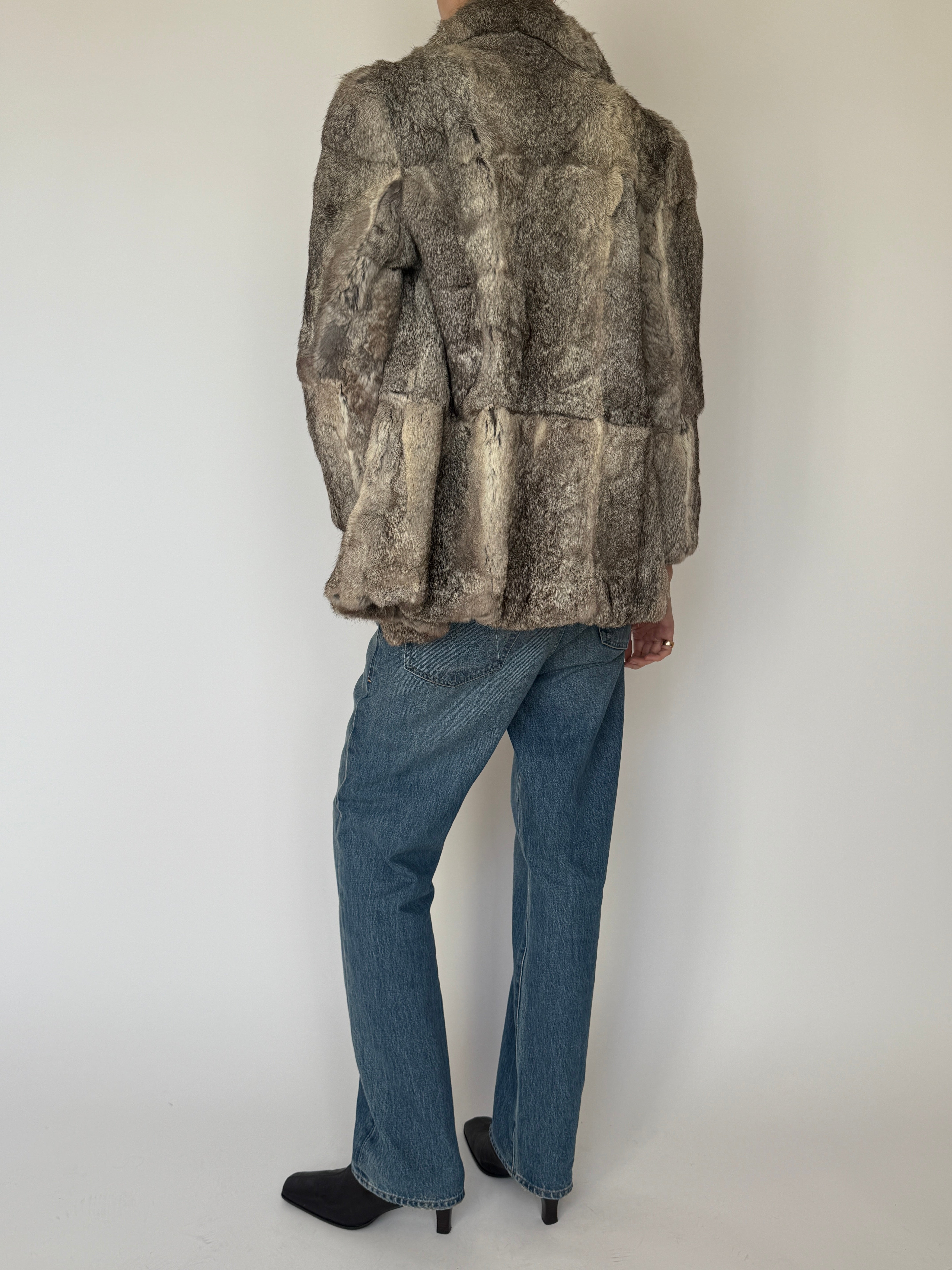 Vintage Genuine Fur Coat 7039