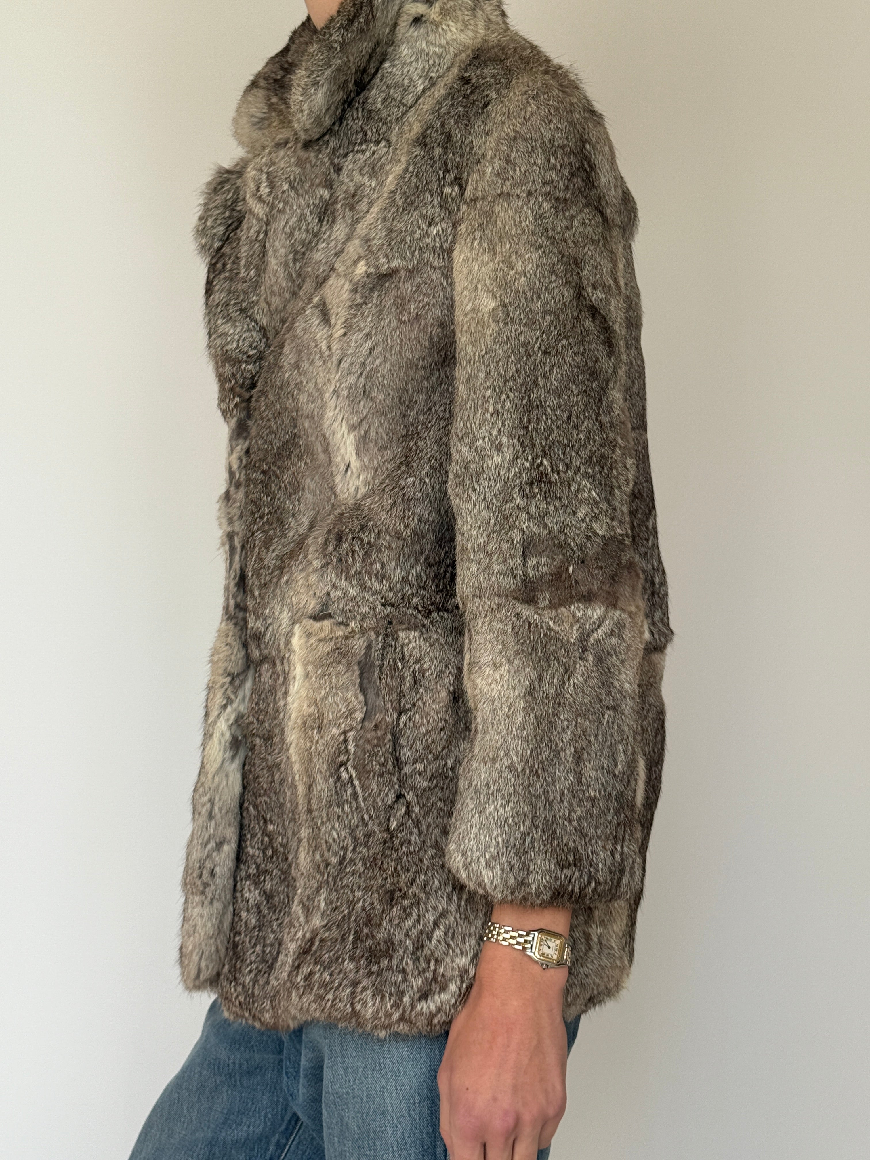 Vintage Genuine Fur Coat 7039