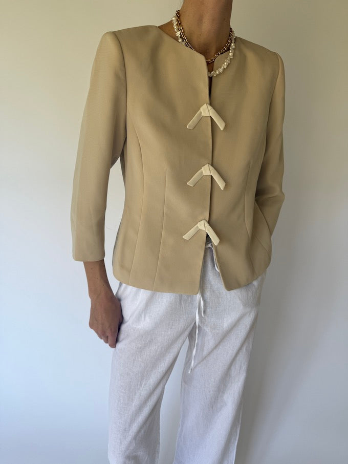 Vintage blazer beige 6149