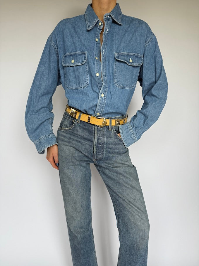 VINTAGE DENIM SHIRT 5895