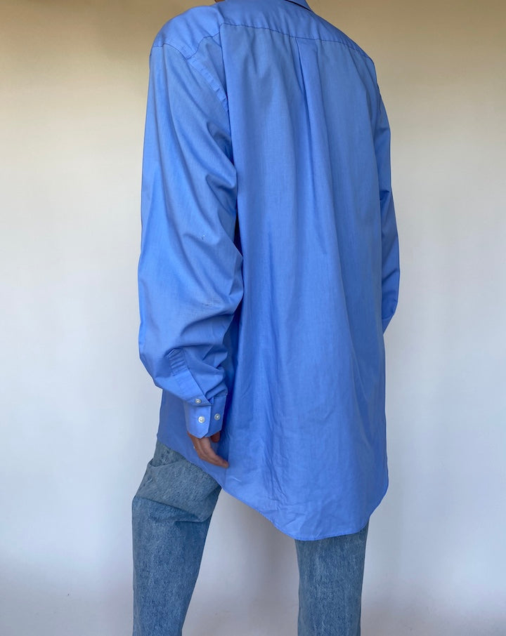 VINTAGE BLUE LONG SLEEVE SHIRT 3119