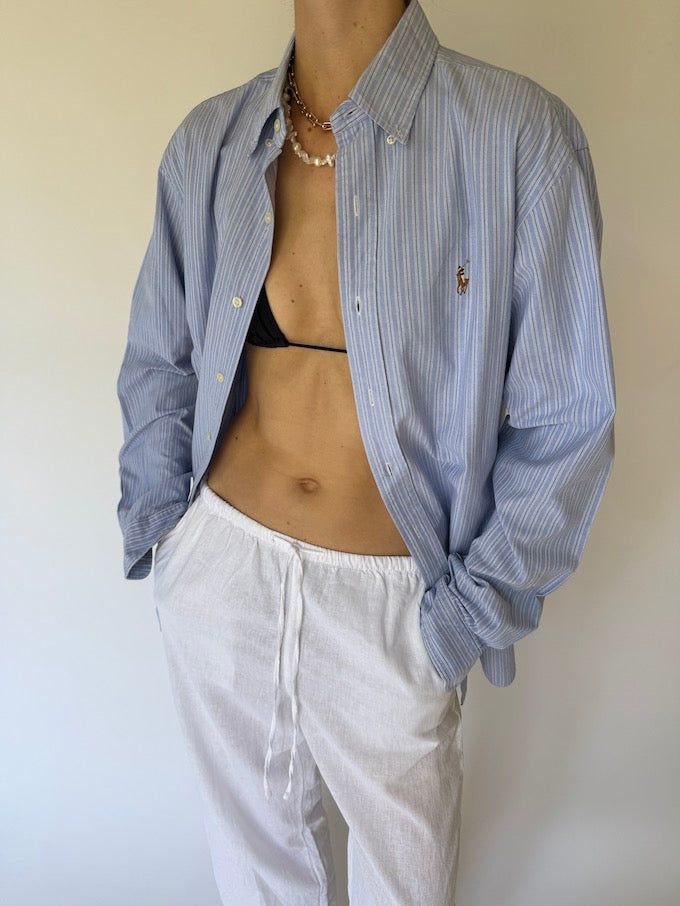 Vintage striped Ralph Lauren oversized shirt 6172