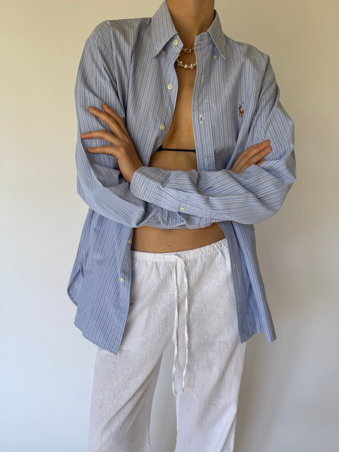 Vintage striped Ralph Lauren oversized shirt 6172