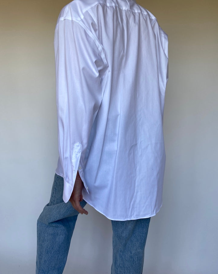 VINTAGE WHITE OVERSIZED SHIRT 3121