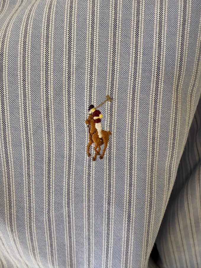 Vintage striped Ralph Lauren oversized shirt 6172