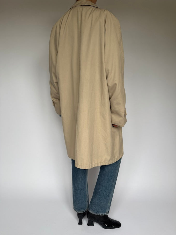 Vintage long coat beige 5896