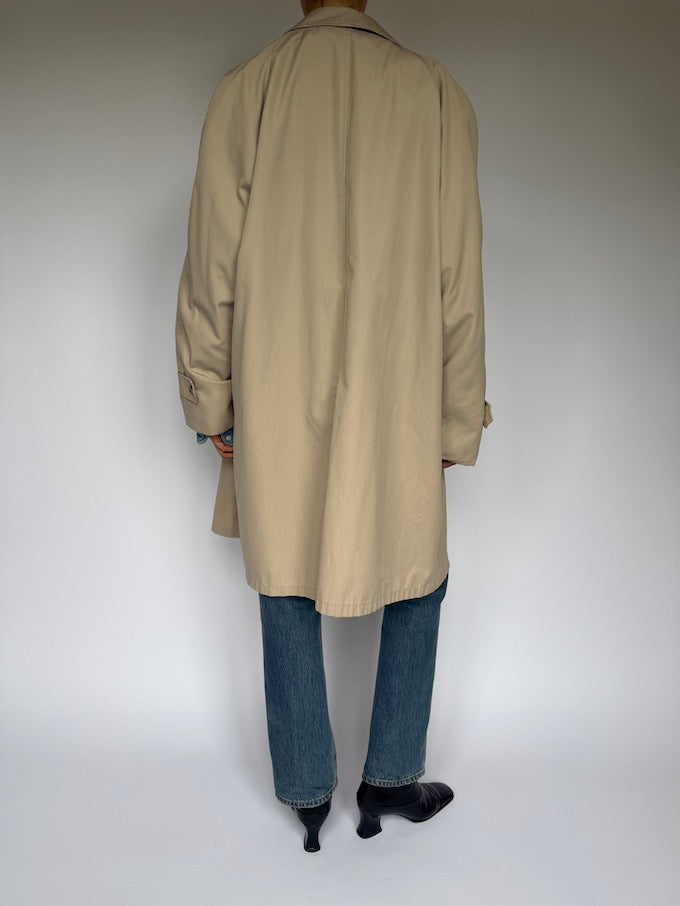 Vintage long coat beige 5896