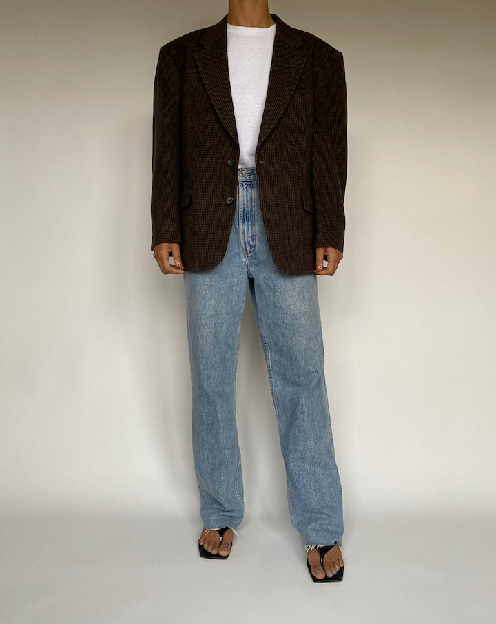 VINTAGE HOUNDSTOOTH BLAZER 2613