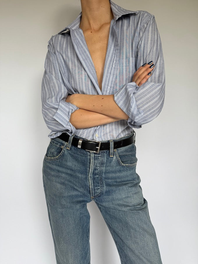 Vintage Striped Yves Saint Laurent Shirt 5653