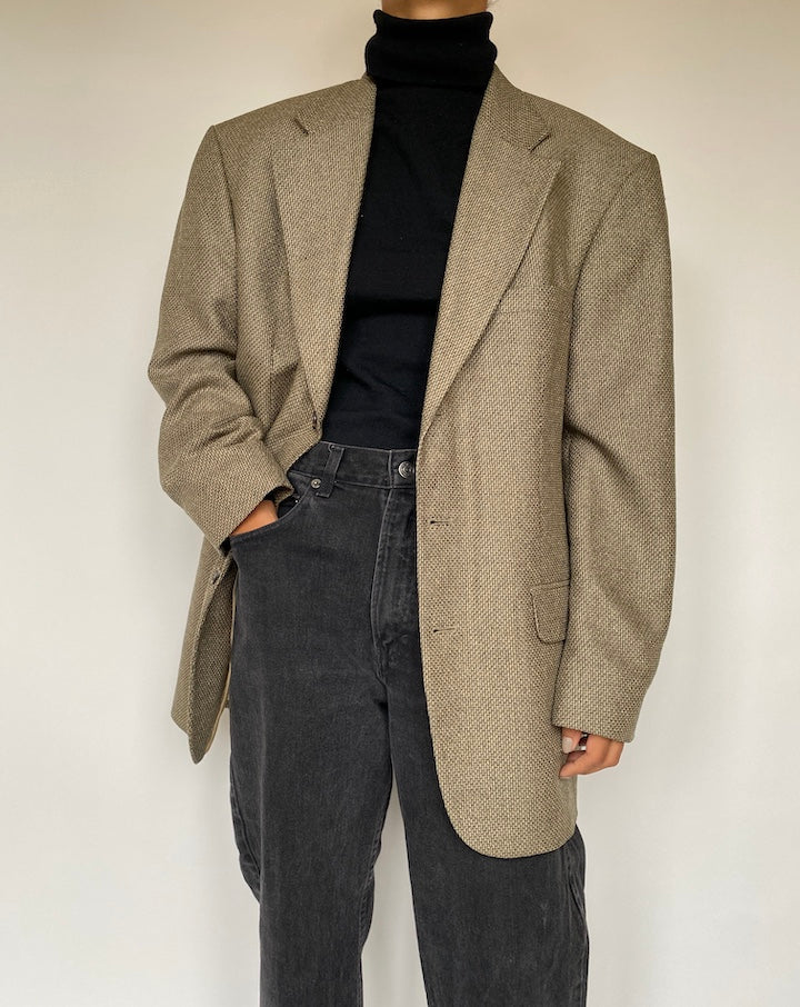 VINTAGE OVERSIZED SINGLE BREASTED BLAZER 1925