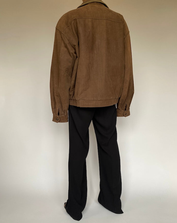 VINTAGE BROWN LEATHER JACKET 2625