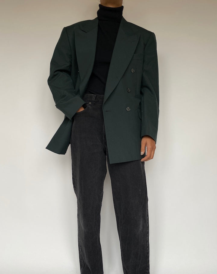 VINTAGE GREEN DOUBLE BREASTED BLAZER 1933