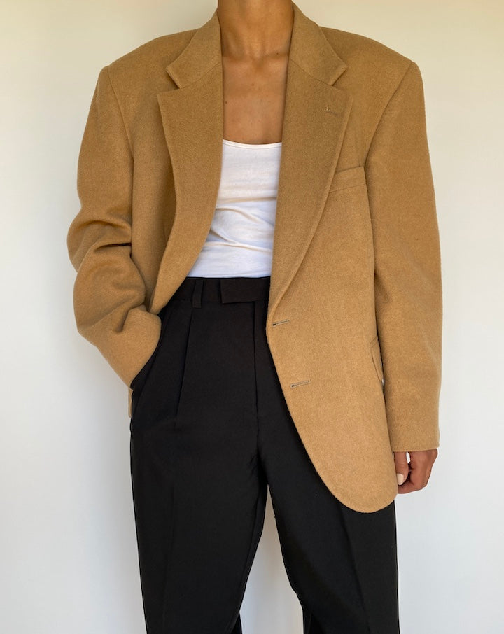 VINTAGE CAMEL COLORED BLAZER 3130