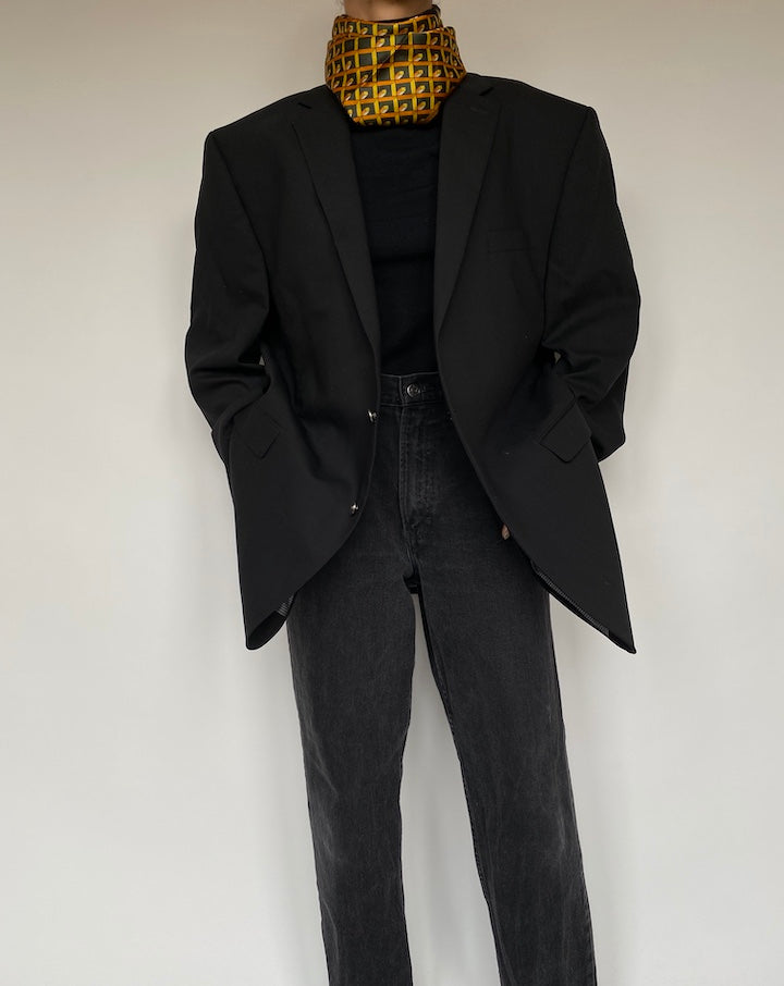 VINTAGE BLACK CALVIN KLEIN BLAZER 1954