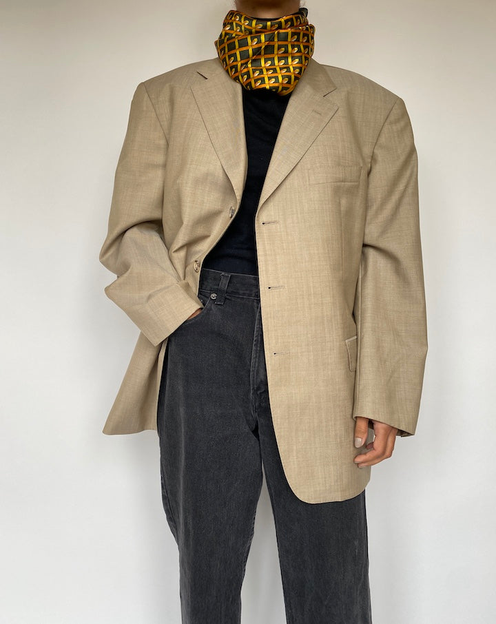 VINTAGE BEIGE HUGO BOSS BLAZER 1955