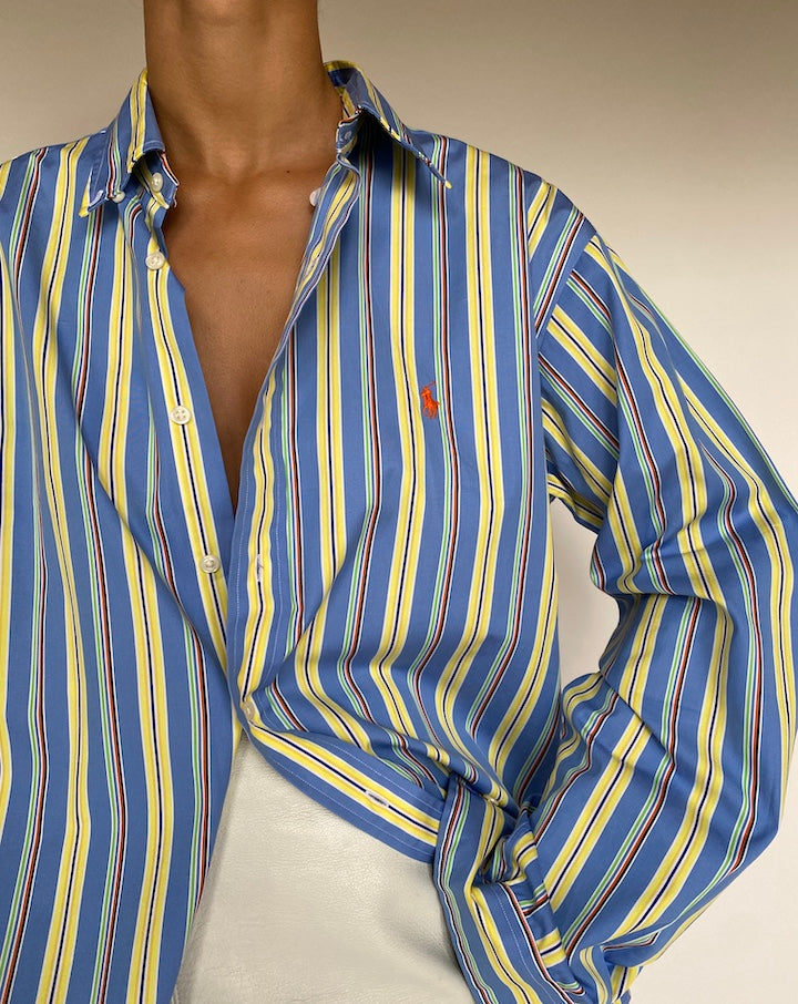VINTAGE OVERSIZED STRIPED RALPH LAUREN SHIRT 2639