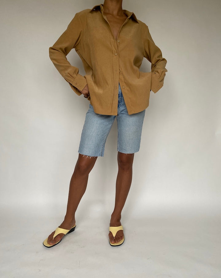 VINTAGE CAMEL COLORED SHIRT 780