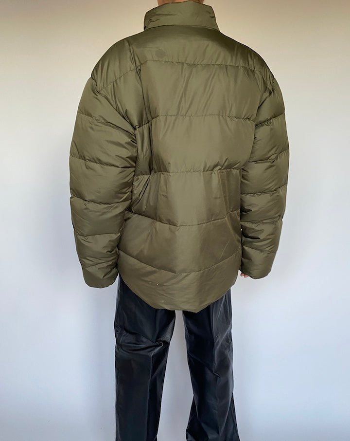 VINTAGE GREEN PUFFER JACKET 2648