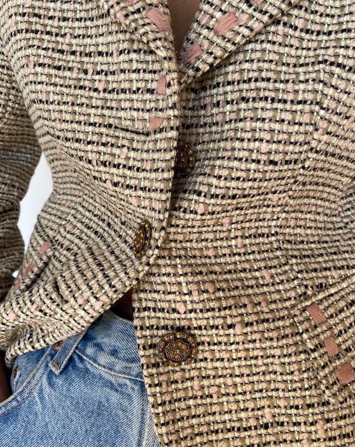VINTAGE TWEED BLAZER 3158