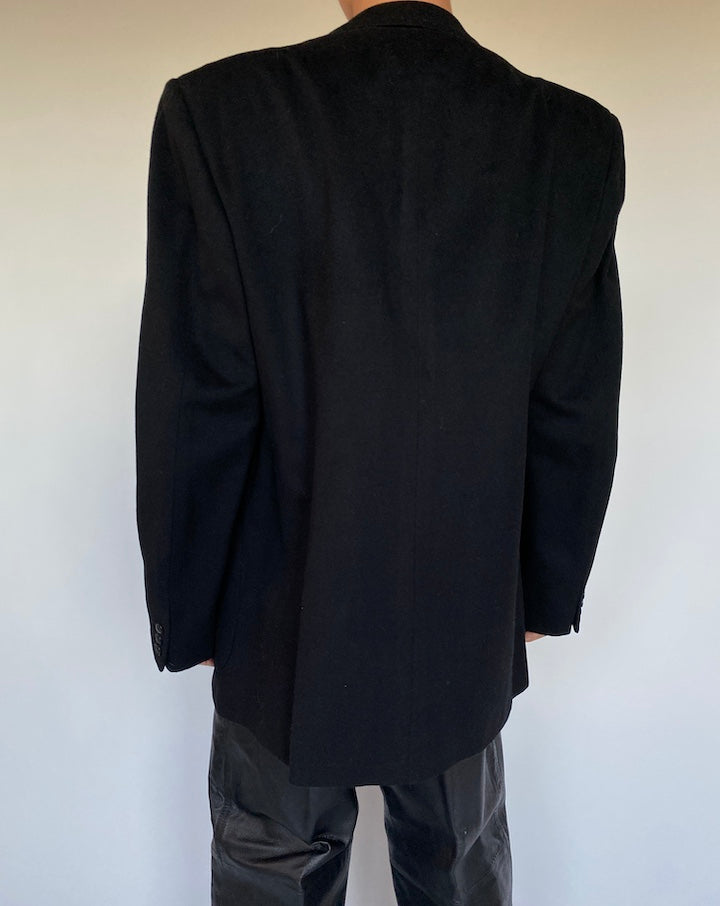 VINTAGE BLACK OVERSIZED BLAZER 2650