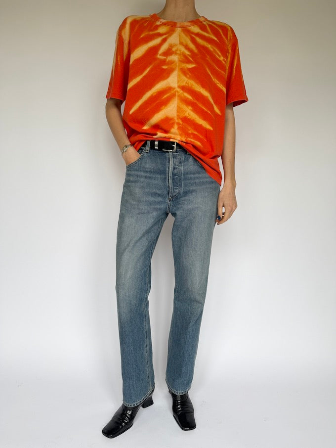 Vintage tie-dye t-shirt orange 5908