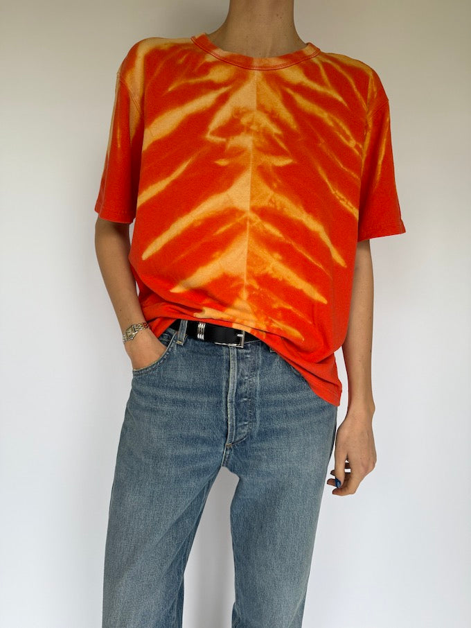 Vintage tie-dye t-shirt orange 5908