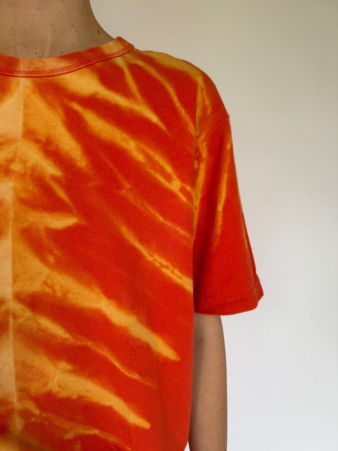 Vintage tie-dye t-shirt orange 5908