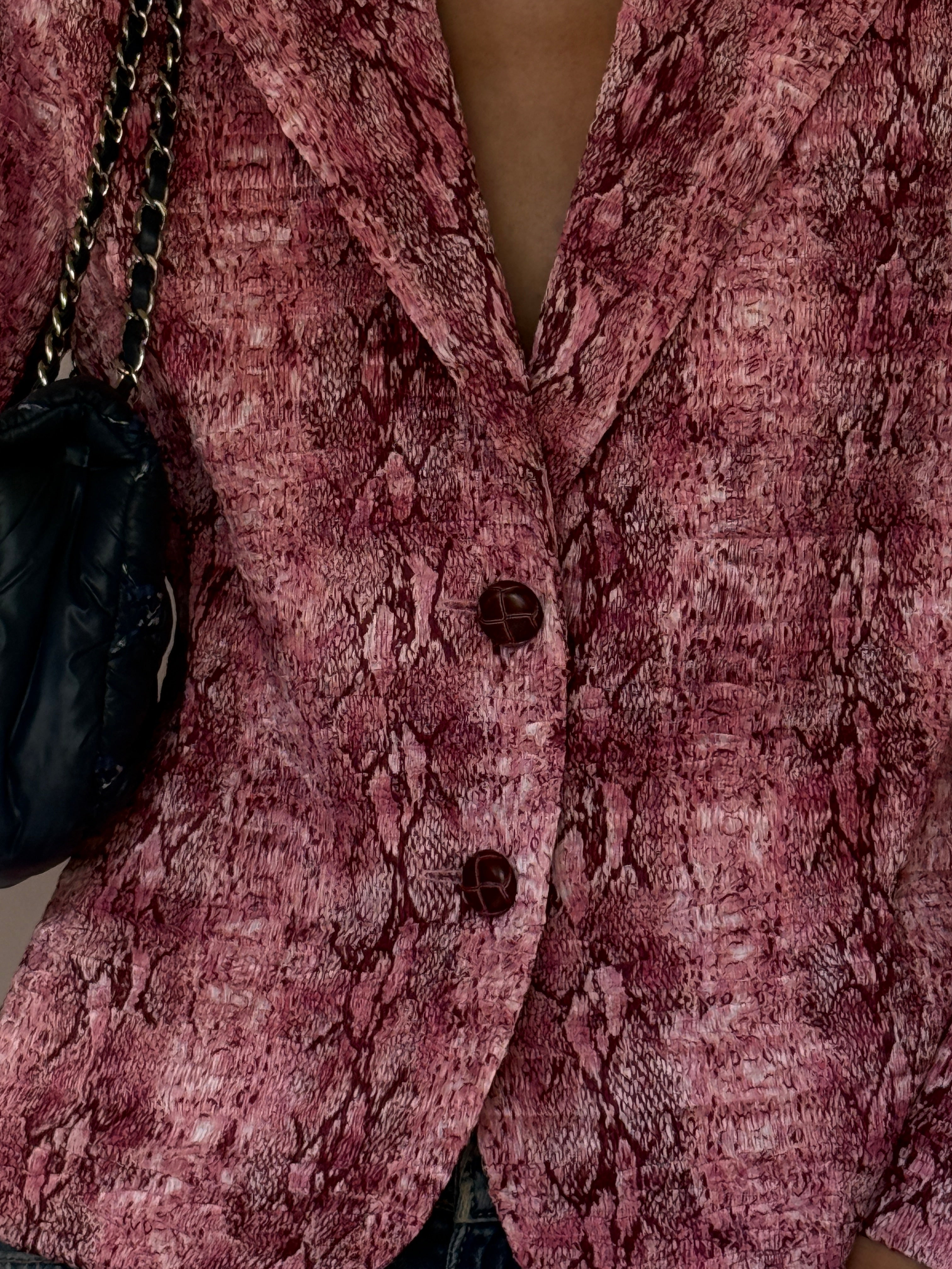 Vintage textured fabric close-up